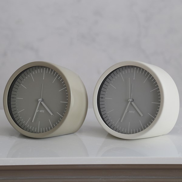 Brown Table Clock 15cm