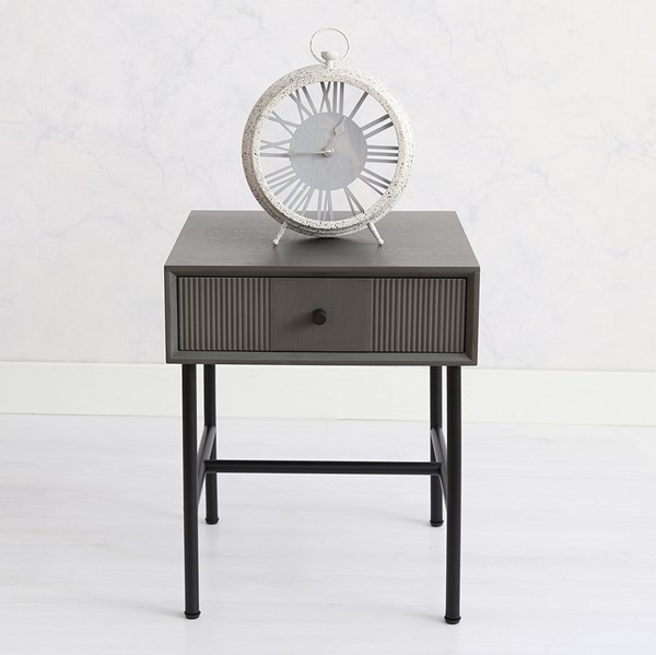 Brown Table Clock 26cm