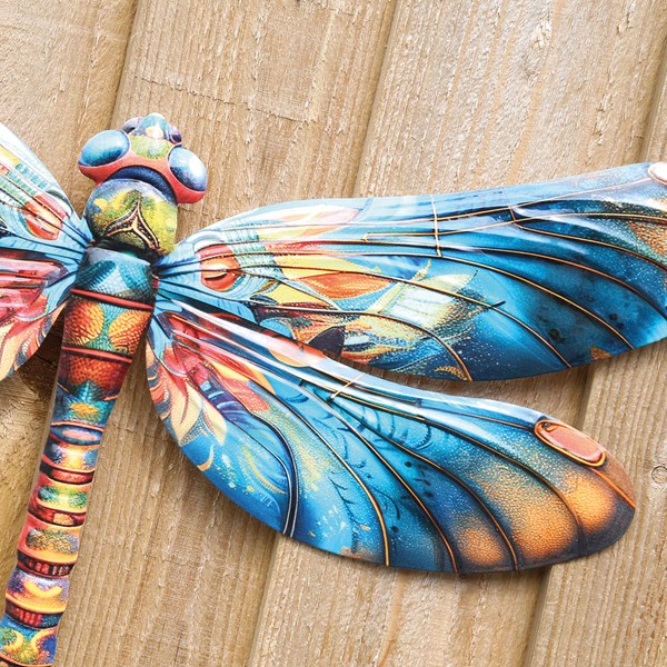 Dragonfly Wall Art 27cm 2 Asst