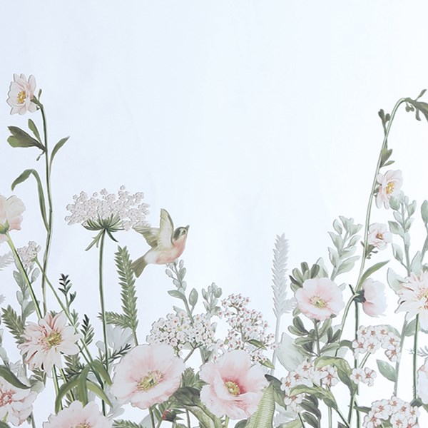 Floral Print Mirror 60x90cm