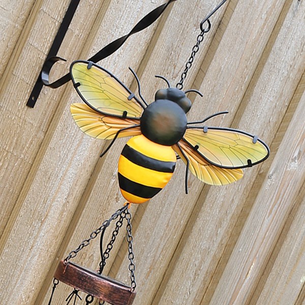Bee Solar Wind Chime 23x80cm