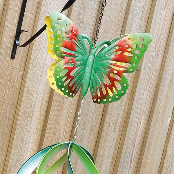 Green Butterfly Wind Spinner 73cm Green Butterfly Wind Spinner 73cm