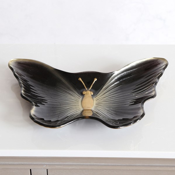 Butterfly Plate 30x23cm