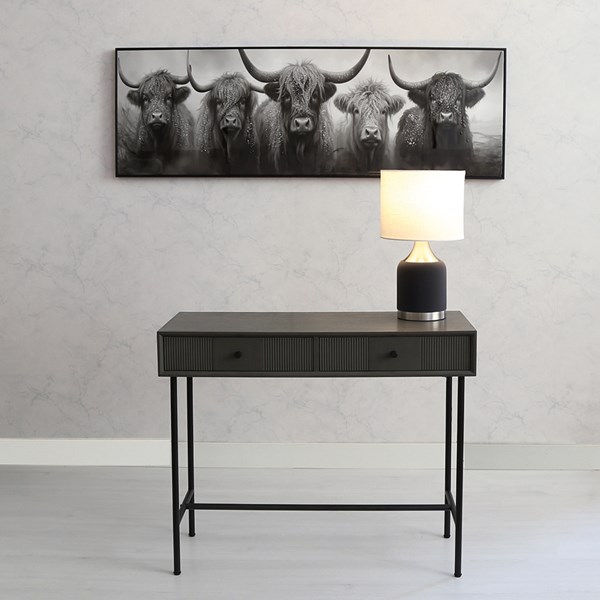 Russell 2 Drawer Console 90cm Russell 2 Drawer Console 90cm