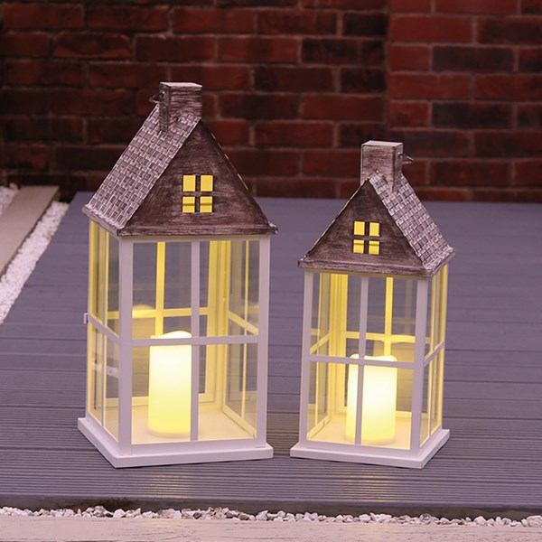 LED House Lantern