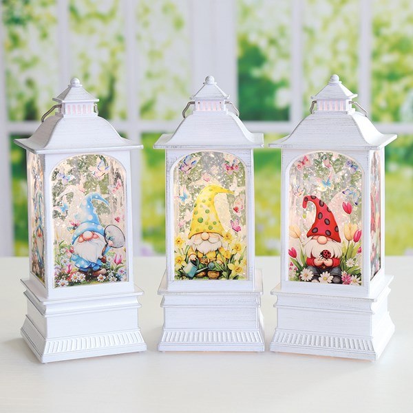 LED Gonk Spinner Lantern 22cm 3 Assorted LED Gonk Spinner Lantern 22cm 3 Assorted