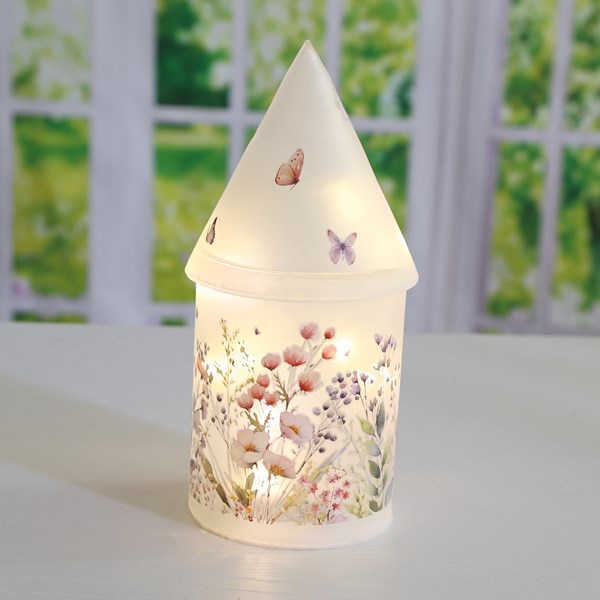 LED Floral House 21cm 4 Assorted LED Floral House 21cm 4 Assorted