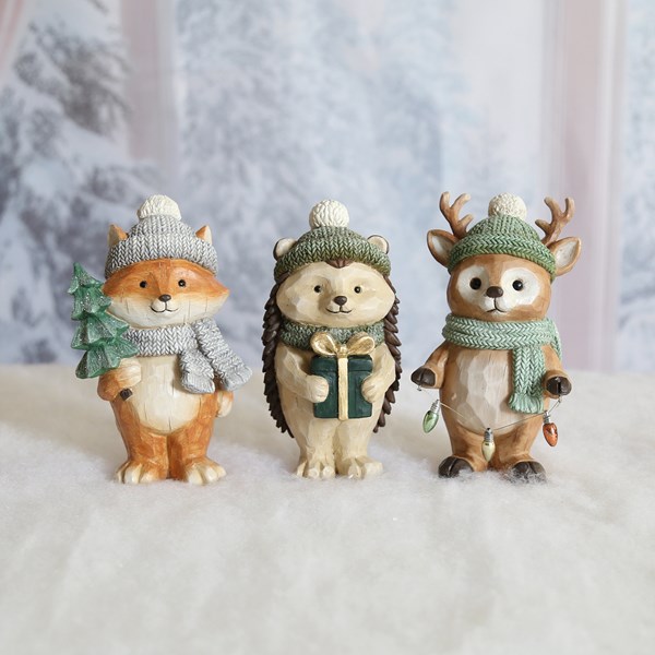 Fox With Tree 11x19cm