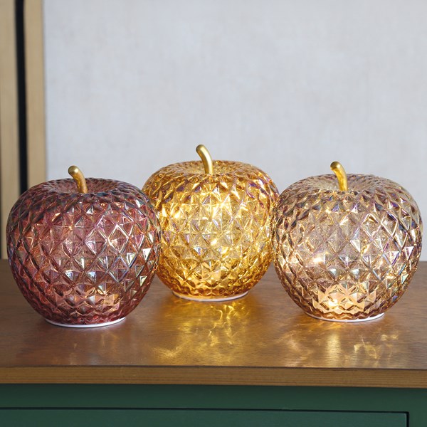 LED Apple 14cm 3 Assorted LED Apple 14cm 3 Assorted