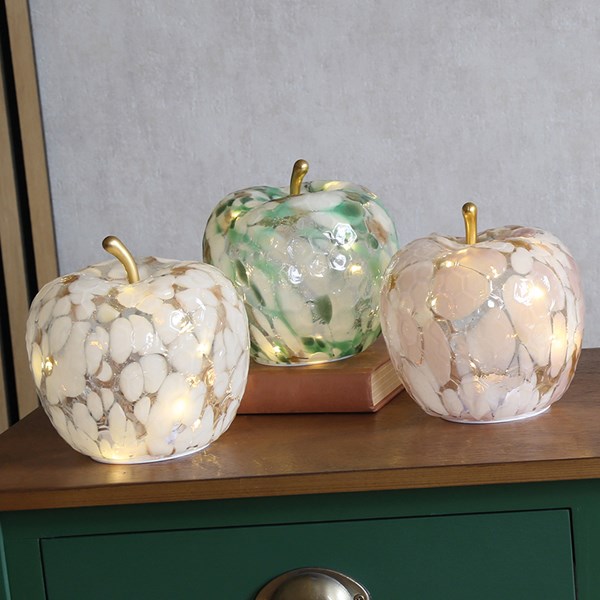 LED Spotted Apple Gold 17cm