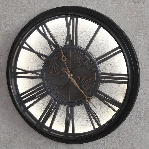 Bronze LED Wall Clock 40cm Bronze LED Wall Clock 40cm