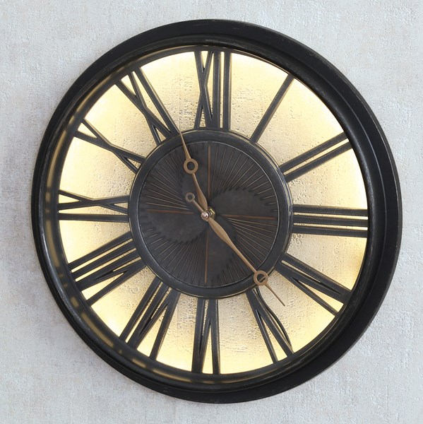Bronze LED Wall Clock 40cm Bronze LED Wall Clock 40cm