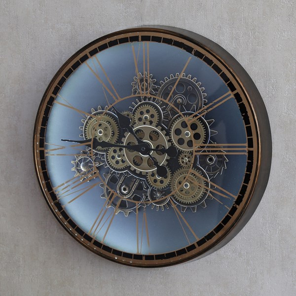Antique Bronze LED Wall Clock 50cm Antique Bronze LED Wall Clock 50cm