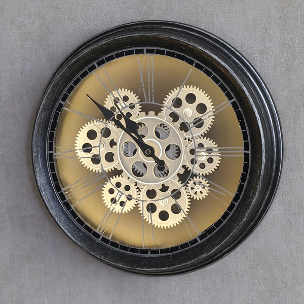 Antique Silver LED Wall Clock 35cm Antique Silver LED Wall Clock 35cm