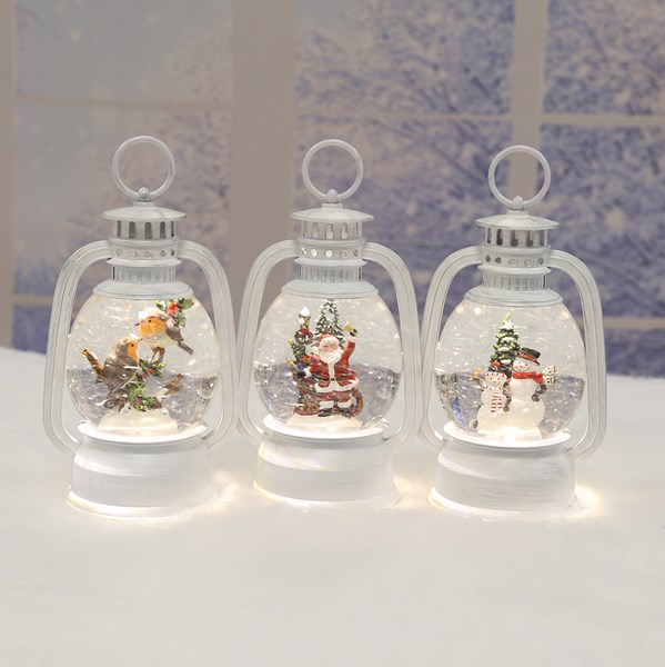 LED Spinner Lantern 19cm 3 Assorted LED Spinner Lantern 19cm 3 Assorted