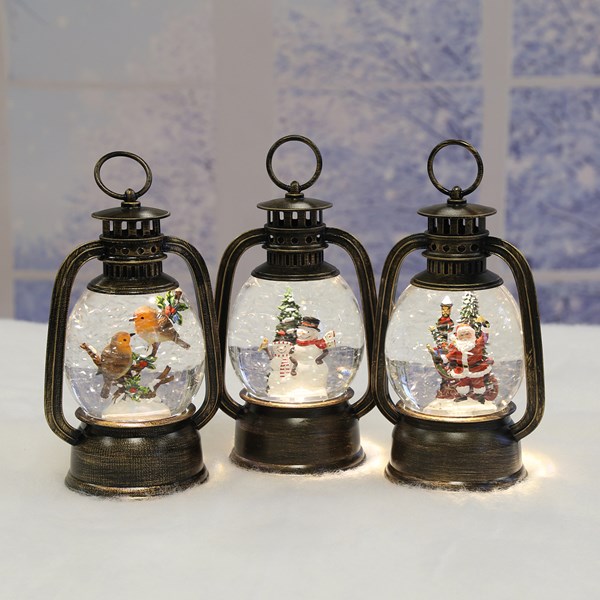 LED Spinner Lantern 19cm 3 Assorted LED Spinner Lantern 19cm 3 Assorted