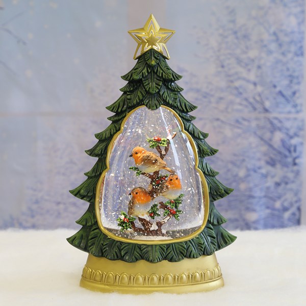 LED Tree Icon Spinner 31cm 3 Assorted