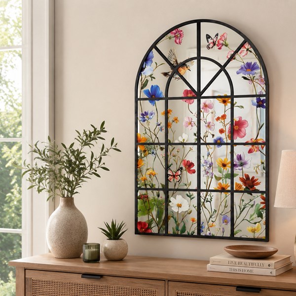 Floral Arch Mirror 60x90cm Floral Arch Mirror 60x90cm