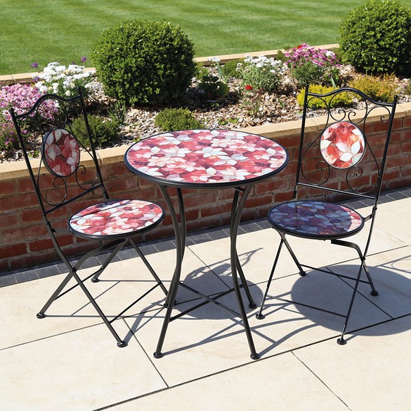 Morello Bistro Set 60x75cm x 2 Chairs Morello Bistro Set 60x75cm x 2 Chairs