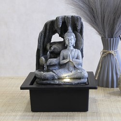 Praying Buddha Water Feature 25cm
