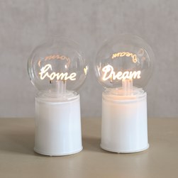 LED Dream Home Light White 17cm 2 Assorted