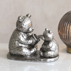 Bear Family Silver 15cm