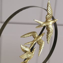 Gold Bird Decor 21x50cm