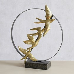 Gold Bird Decor 21x50cm Gold Bird Decor 21x50cm
