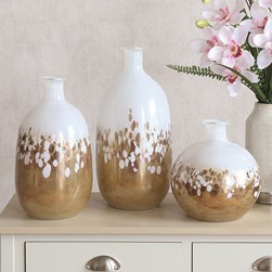 Gold Foil Vase 33cm