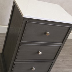 Marbled Top 3 Drawer Cabinet