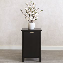 Black 1 Door Storage Side Table