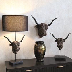 Highland Cow Wall Decor 32.5cm
