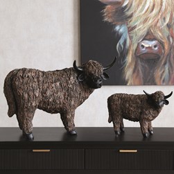 Highland Cow Figurine 57cm