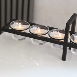 12 Piece Table Centre Tealight Holder 79cm 12 Piece Table Centre Tealight Holder 79cm