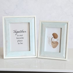 Beige & Blue Photo Frame 4x6 Beige & Blue Photo Frame 4x6