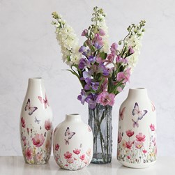 Pink, Purple, and White Stocks Flower Vase 56cm Pink, Purple, and White Stocks Flower Vase 56cm