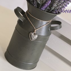 Lavender in Metal Milk Churn Plant Pot 44cm