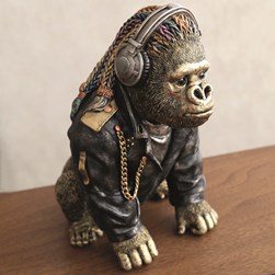 Rasta Gorilla Figurine 33.5cm