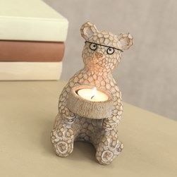 Bear Tealight Holder 14cm