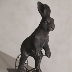 Rabbit Riding a Bicycle Figurine 28cm