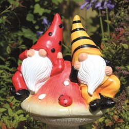 Gonks on Mushroom 31cm