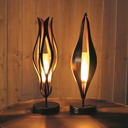 Solar Flame Lamp 47cm