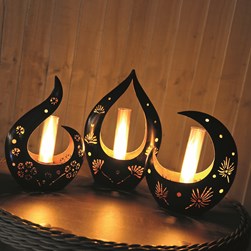 Solar Flame Lamp 30.5cm