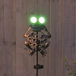 Solar Frog Stake 91cm