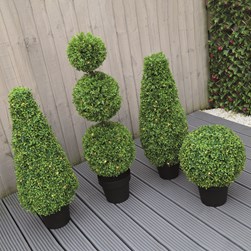 LED Teagrass Cone Topiary 80cm
