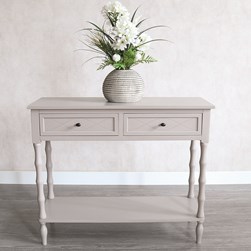 Pebble Grey Console Table 90cm
