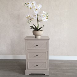 Pebble Grey 3 Drawer Unit 66cm Pebble Grey 3 Drawer Unit 66cm