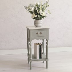 Aqua Grey End Table 36x71cm Aqua Grey End Table 36x71cm