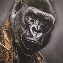 Gorilla Crystal Print 50x70cm