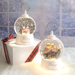 LED Robin & Snowman Globe Spinner 19cm 2 Assorted LED Robin & Snowman Globe Spinner 19cm 2 Assorted